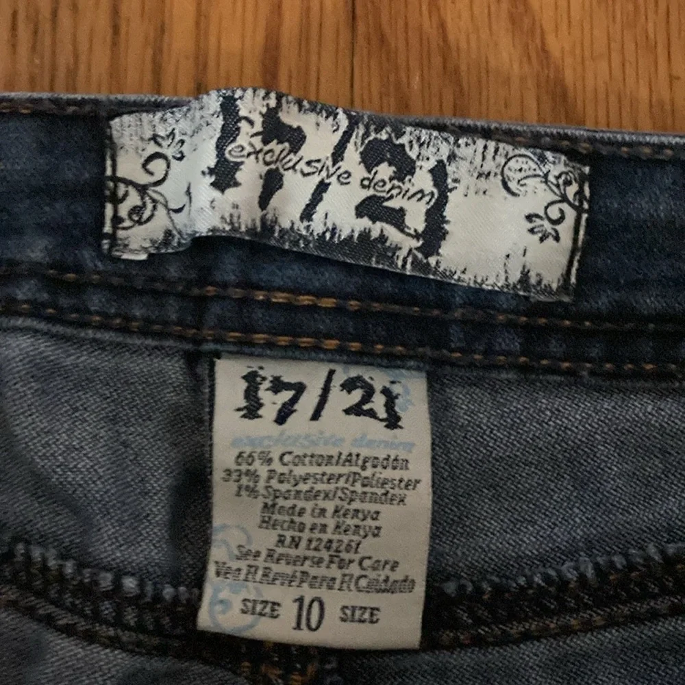 17/21 Exclusive Denim Jeans Women’s Sz 10 - Picture 3 of 8